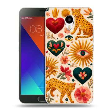 Пластиковый чехол на Meizu M3 Note с принтом Модный принт