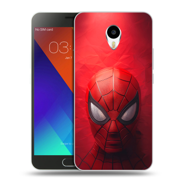 Пластиковый чехол на Meizu M3 Note с принтом Spiderman Человек паук Пластиковый чехол на Meizu M3 Note с принтом Spiderman Человек паук