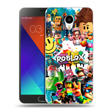 Пластиковый чехол на Meizu M3 Note с принтом Roblox Роблокс Пластиковый чехол на Meizu M3 Note с принтом Roblox Роблокс