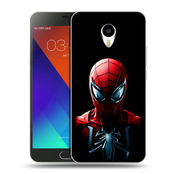 Пластиковый чехол на Meizu M3 Note с принтом Spiderman Человек паук