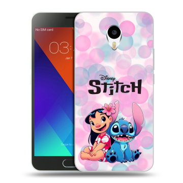 Пластиковый чехол на Meizu M3 Note с принтом Лило и Стич Пластиковый чехол на Meizu M3 Note с принтом Лило и Стич