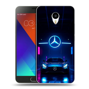 Пластиковый чехол на Meizu M3 Note с принтом Mercedes Мерседес Пластиковый чехол на Meizu M3 Note с принтом Mercedes Мерседес