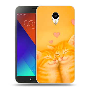 Пластиковый чехол на Meizu M3 Note с принтом Милые котята Пластиковый чехол на Meizu M3 Note с принтом Милые котята