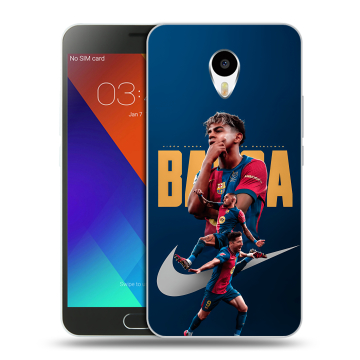 Пластиковый чехол на Meizu M3 Note с принтом Барселона Barca Yamal Пластиковый чехол на Meizu M3 Note с принтом Барселона Barca Yamal