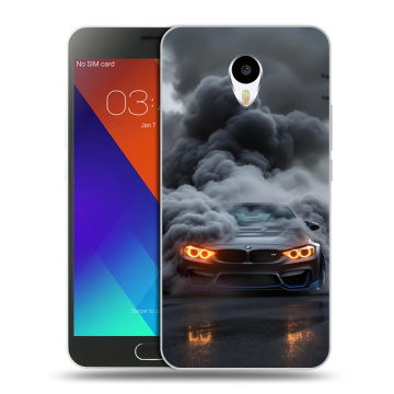 Пластиковый чехол на Meizu M3 Note с принтом BMW БМВ Пластиковый чехол на Meizu M3 Note с принтом BMW БМВ