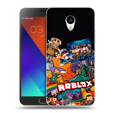 Пластиковый чехол на Meizu M3 Note с принтом Roblox Роблокс Пластиковый чехол на Meizu M3 Note с принтом Roblox Роблокс