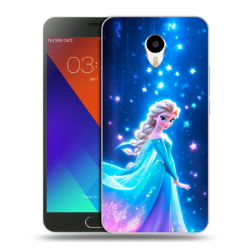 Пластиковый чехол на Meizu M3 Note с принтом Холодное сердце Frozen Пластиковый чехол на Meizu M3 Note с принтом Холодное сердце Frozen