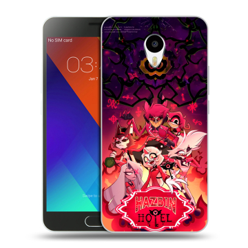 Пластиковый чехол на Meizu M3 Note с принтом Hazbin Hotel Отель Хазбин Пластиковый чехол на Meizu M3 Note с принтом Hazbin Hotel Отель Хазбин
