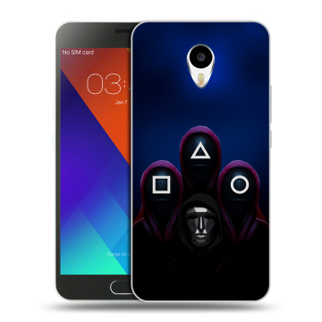 Пластиковый чехол на Meizu M3 Note с принтом Игра Кальмара Пластиковый чехол на Meizu M3 Note с принтом Игра Кальмара