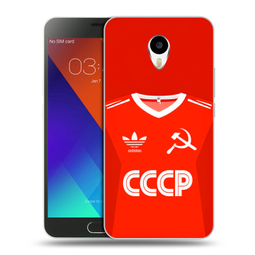 Пластиковый чехол на Meizu M3 Note с принтом Флаг Герб СССР Пластиковый чехол на Meizu M3 Note с принтом Флаг Герб СССР