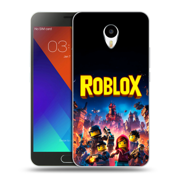 Пластиковый чехол на Meizu M3 Note с принтом Roblox Роблокс Пластиковый чехол на Meizu M3 Note с принтом Roblox Роблокс