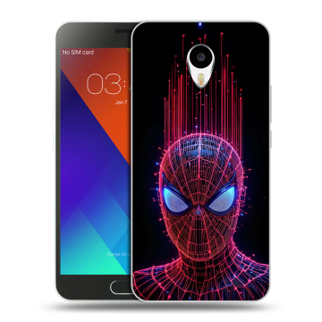 Пластиковый чехол на Meizu M3 Note с принтом Spiderman Человек паук Пластиковый чехол на Meizu M3 Note с принтом Spiderman Человек паук