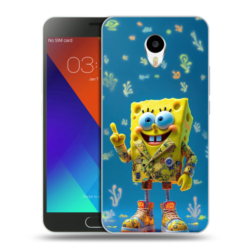 Пластиковый чехол на Meizu M3 Note с принтом Спанч боб Спанчбоб Пластиковый чехол на Meizu M3 Note с принтом Спанч боб Спанчбоб