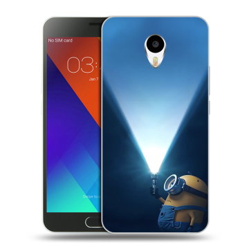 Пластиковый чехол на Meizu M3 Note с принтом Миньоны Пластиковый чехол на Meizu M3 Note с принтом Миньоны