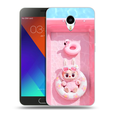 Пластиковый чехол на Meizu M3 Note с принтом Labubu Лабубу Пластиковый чехол на Meizu M3 Note с принтом Labubu Лабубу