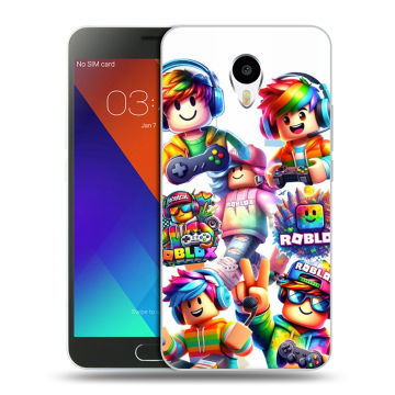 Пластиковый чехол на Meizu M3 Note с принтом Roblox Роблокс Пластиковый чехол на Meizu M3 Note с принтом Roblox Роблокс