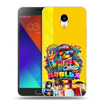 Пластиковый чехол на Meizu M3 Note с принтом Roblox Роблокс Пластиковый чехол на Meizu M3 Note с принтом Roblox Роблокс