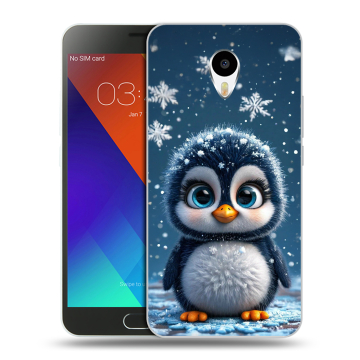 Пластиковый чехол на Meizu M3 Note с принтом Новый год Пластиковый чехол на Meizu M3 Note с принтом Новый год