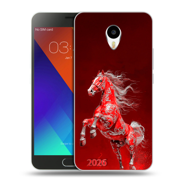 Пластиковый чехол на Meizu M3 Note с принтом Новый год Пластиковый чехол на Meizu M3 Note с принтом Новый год