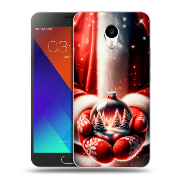 Пластиковый чехол на Meizu M3 Note с принтом Новый год