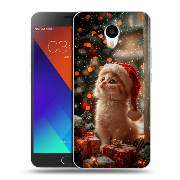 Пластиковый чехол на Meizu M3 Note с принтом Новый год
