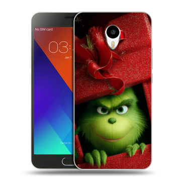 Пластиковый чехол на Meizu M3 Note с принтом Новый год