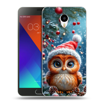 Пластиковый чехол на Meizu M3 Note с принтом Новый год