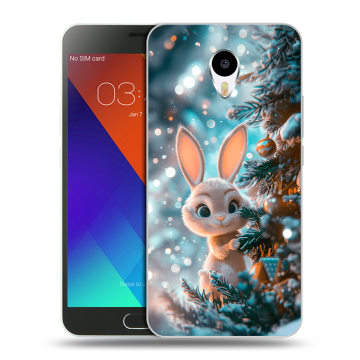 Пластиковый чехол на Meizu M3 Note с принтом Новый год