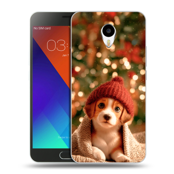 Пластиковый чехол на Meizu M3 Note с принтом Новый год