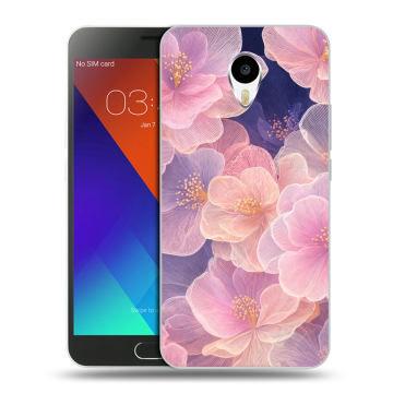 Пластиковый чехол на Meizu M3 Note с принтом женский
