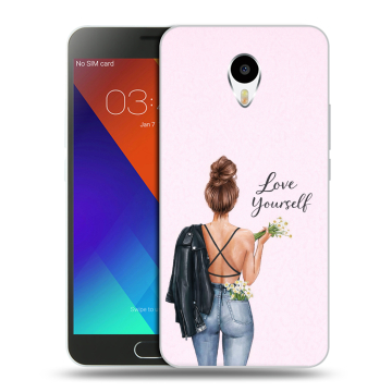 Пластиковый чехол на Meizu M3 Note с принтом женский Пластиковый чехол на Meizu M3 Note с принтом женский