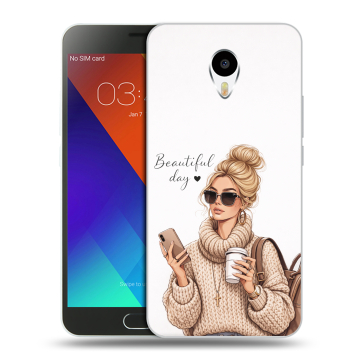 Пластиковый чехол на Meizu M3 Note с принтом женский Пластиковый чехол на Meizu M3 Note с принтом женский