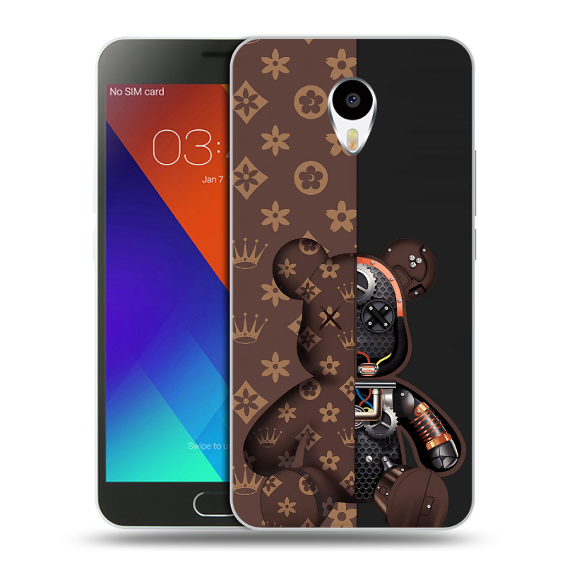 Пластиковый чехол на Meizu M3 Note с принтом Луи робот Пластиковый чехол на Meizu M3 Note с принтом Луи робот