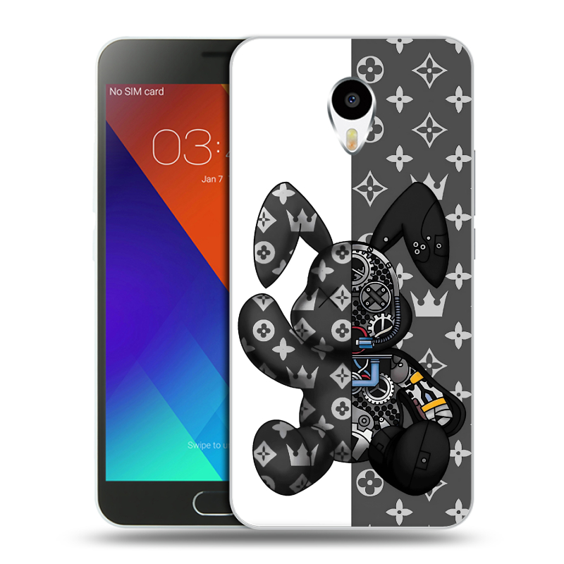 Пластиковый чехол на Meizu M3 Note с принтом Луи робот Пластиковый чехол на Meizu M3 Note с принтом Луи робот