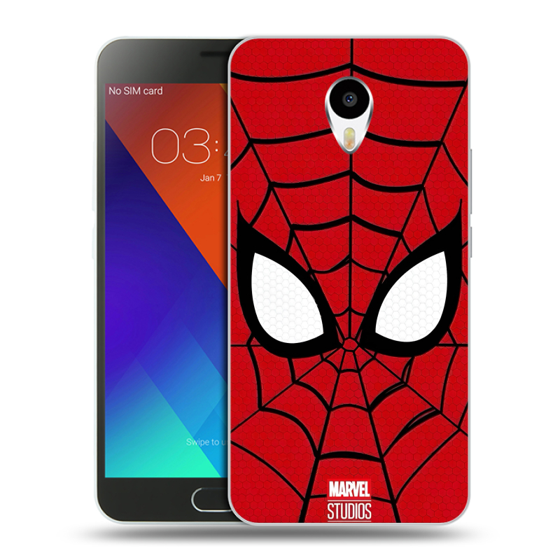 Пластиковый чехол на Meizu M3 Note с принтом человек паук spiderman Пластиковый чехол на Meizu M3 Note с принтом человек паук spiderman