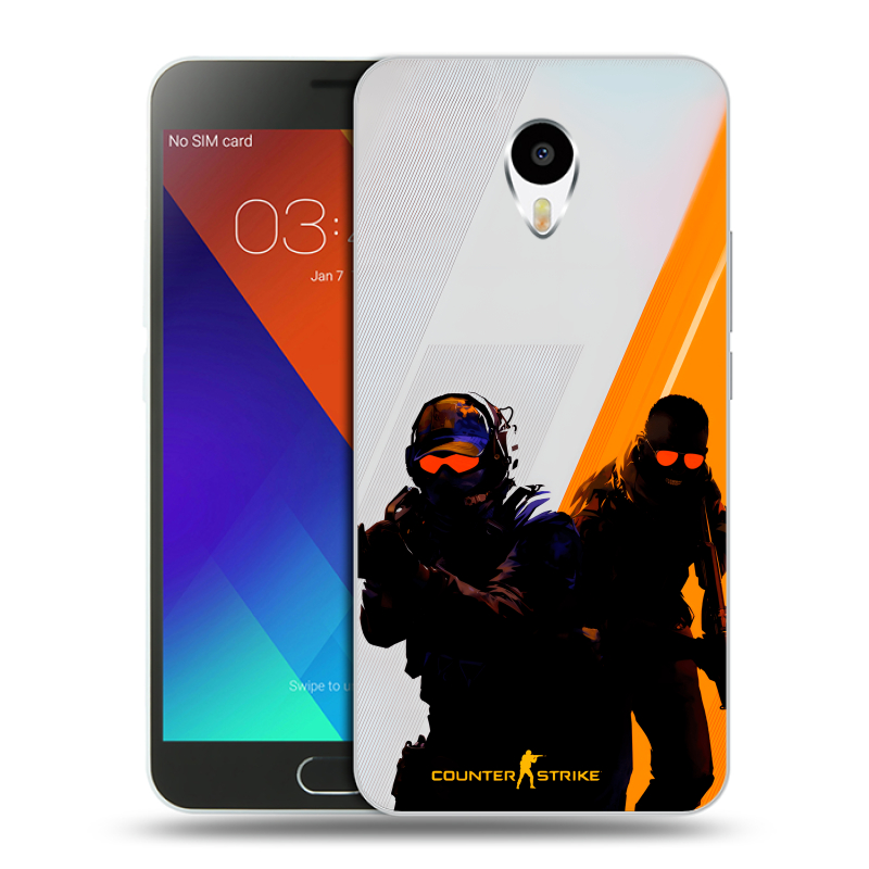 Пластиковый чехол на Meizu M3 Note с принтом Контер страйк Counter strike Пластиковый чехол на Meizu M3 Note с принтом Контер страйк Counter strike