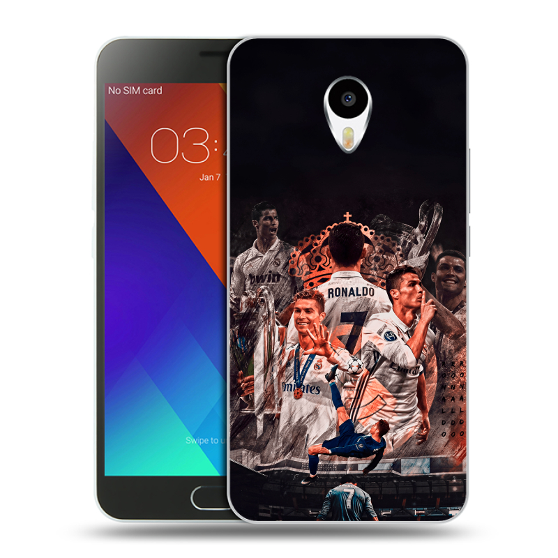 Пластиковый чехол на Meizu M3 Note с принтом Реал Роналдо Real Ronaldo Пластиковый чехол на Meizu M3 Note с принтом Реал Роналдо Real Ronaldo