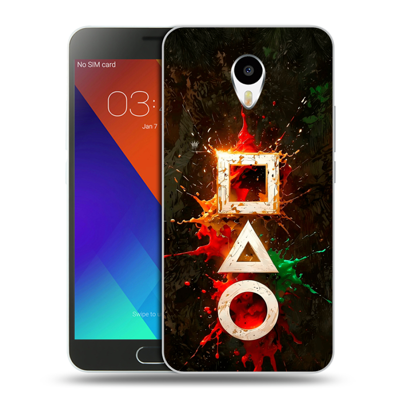 Пластиковый чехол на Meizu M3 Note с принтом Squid Game Игра кальмара Пластиковый чехол на Meizu M3 Note с принтом Squid Game Игра кальмара