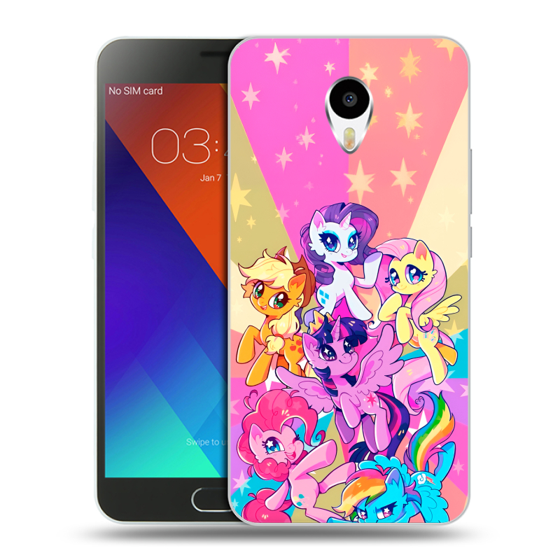 Пластиковый чехол на Meizu M3 Note с принтом My little pony Дружба чудо Пластиковый чехол на Meizu M3 Note с принтом My little pony Дружба чудо