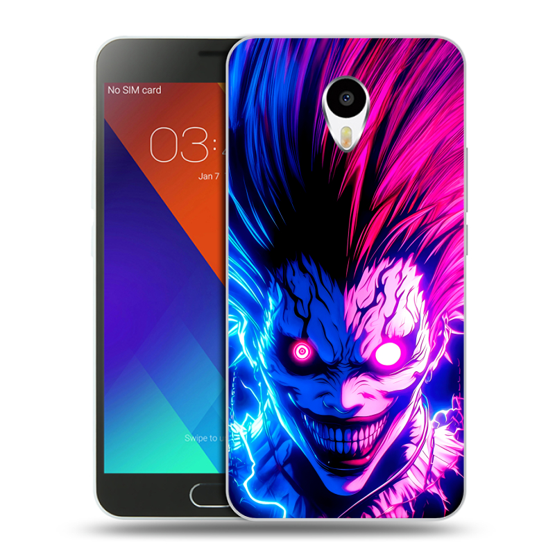 Пластиковый чехол на Meizu M3 Note с принтом Death note Тетрадь смерти Пластиковый чехол на Meizu M3 Note с принтом Death note Тетрадь смерти