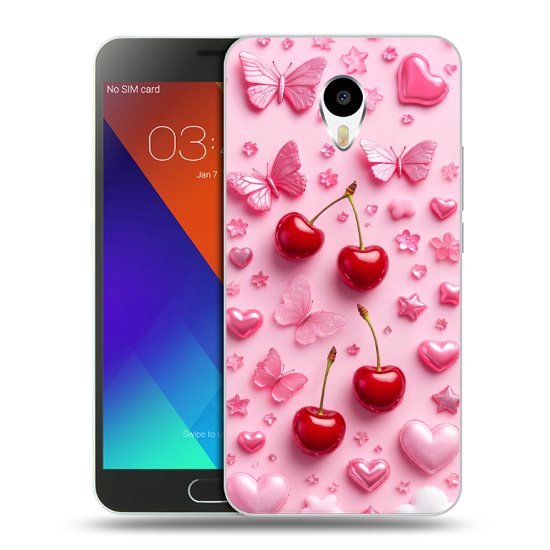 Пластиковый чехол на Meizu M3 Note с принтом для девочек Пластиковый чехол на Meizu M3 Note с принтом для девочек