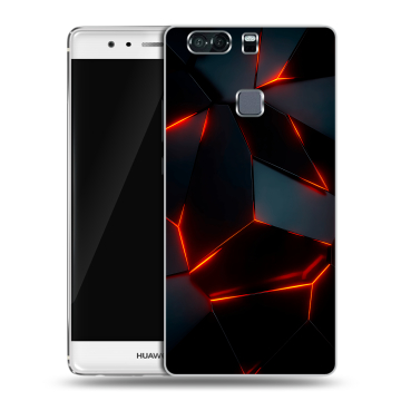 Пластиковый чехол на Huawei P9 Plus с принтом Яркие абстракции