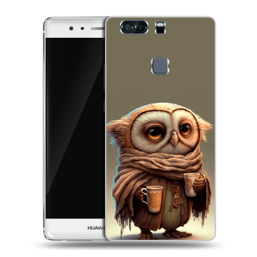 Пластиковый чехол на Huawei P9 Plus с принтом Сова