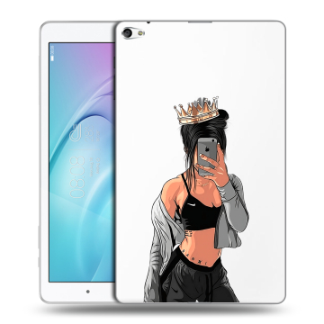 Силиконовый чехол на планшета Huawei MediaPad T2 10.0 Pro с принтом Женские принты