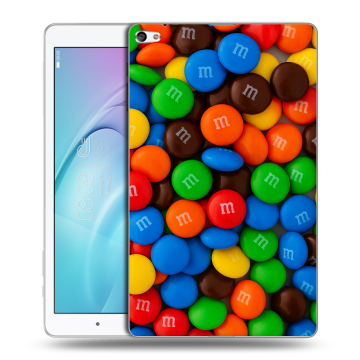 Силиконовый чехол на планшета Huawei MediaPad T2 10.0 Pro с принтом Конфеты