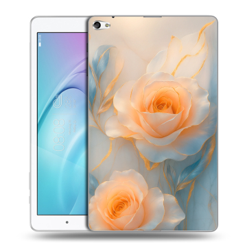 Силиконовый чехол на Huawei MediaPad T2 10.0 Pro с принтом Женский