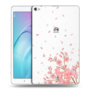 Силиконовый чехол на Huawei MediaPad T2 10.0 Pro с принтом Ветка сакуры Силиконовый чехол на Huawei MediaPad T2 10.0 Pro с принтом Ветка сакуры
