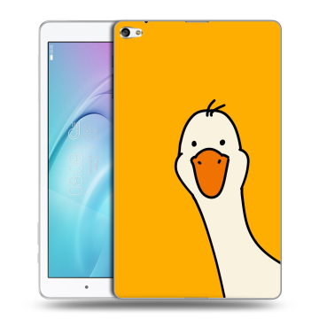 Силиконовый чехол на Huawei MediaPad T2 10.0 Pro с принтом Утка