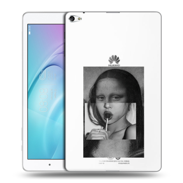 Силиконовый чехол на Huawei MediaPad T2 10.0 Pro с принтом Мона Лиза Силиконовый чехол на Huawei MediaPad T2 10.0 Pro с принтом Мона Лиза