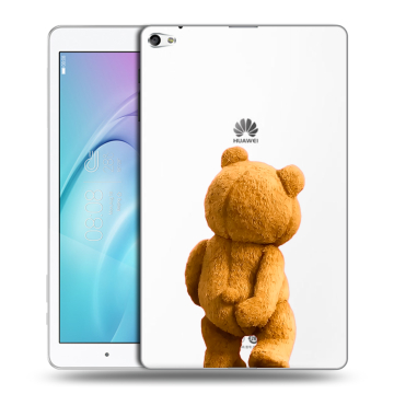 Силиконовый чехол на Huawei MediaPad T2 10.0 Pro с принтом Медведь